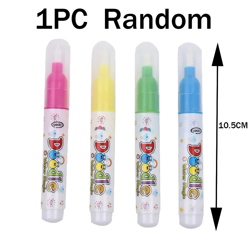 Reusable Magic Water Drawing Book with Refillable Pen