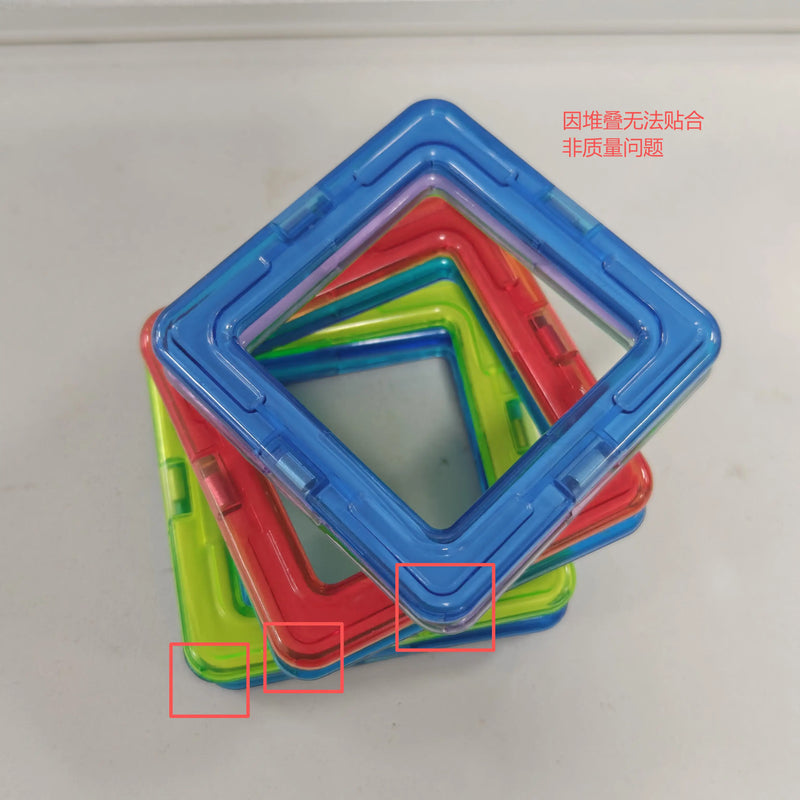 Magnetic Building Blocks DIY Magnets Toys medium size STEM Toys Construction Toys Learning Educational Magnet Toys