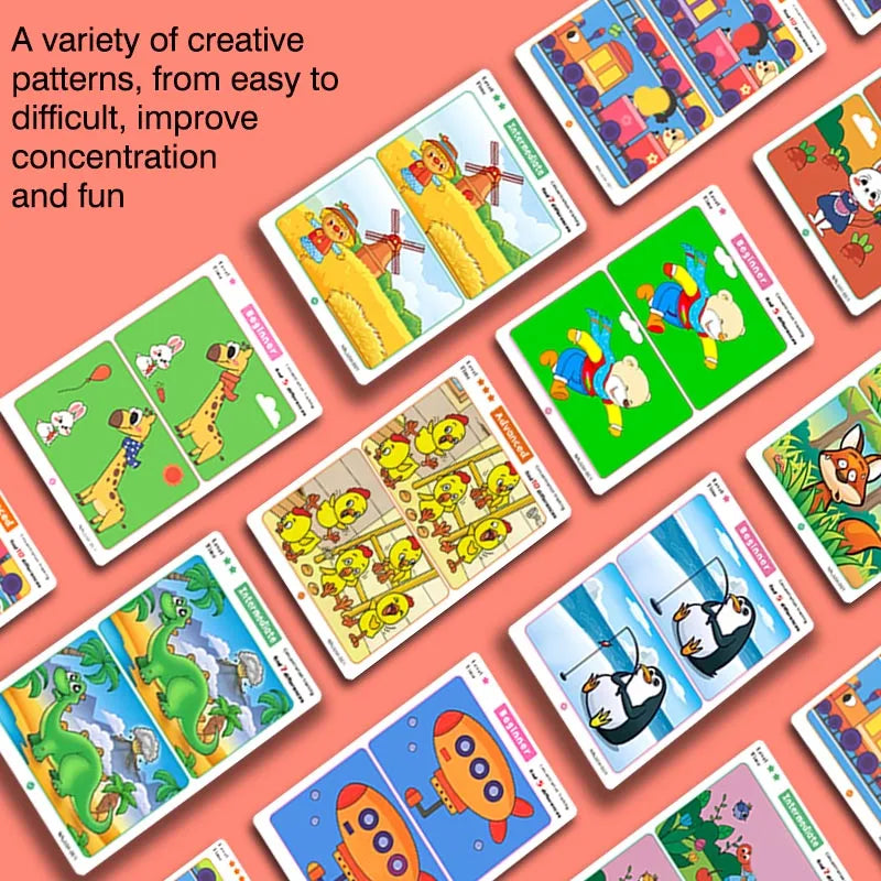 Focus & Observation Training Reusable Game Cards