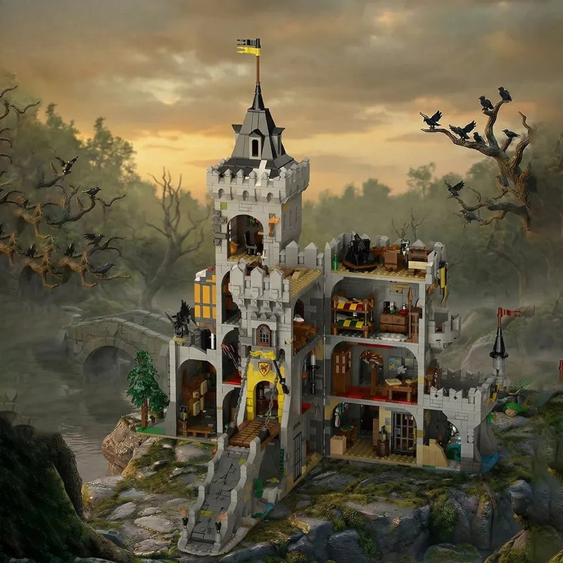 Barweer, "BWR009" Crow Kings Castle – 4,961-Piece Medieval Building Set