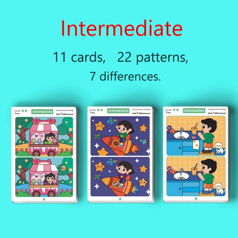 Focus & Observation Training Reusable Game Cards