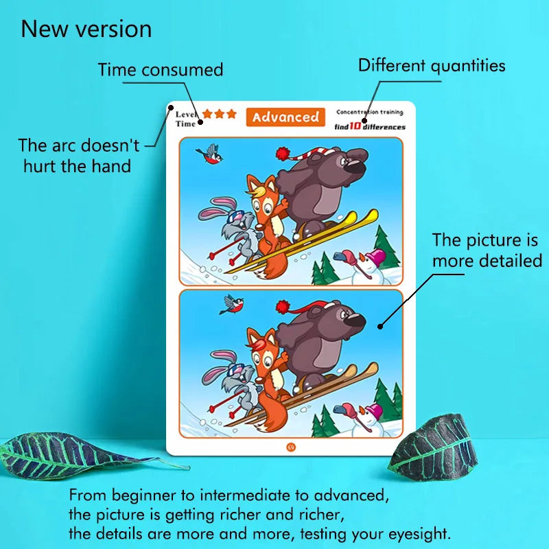 Focus & Observation Training Reusable Game Cards