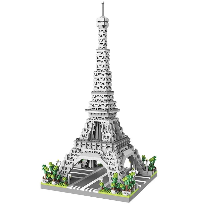 Eiffel Tower Micro Building Blocks Puzzle – Paris Landmark Model Toy