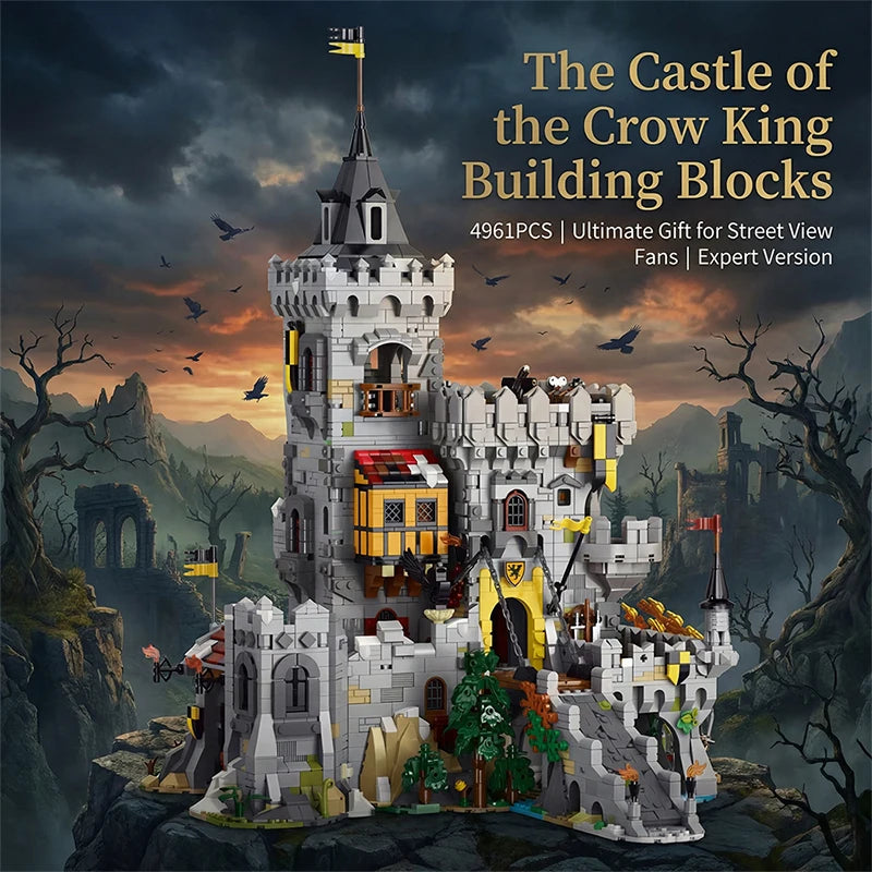 Barweer, "BWR009" Crow Kings Castle – 4,961-Piece Medieval Building Set