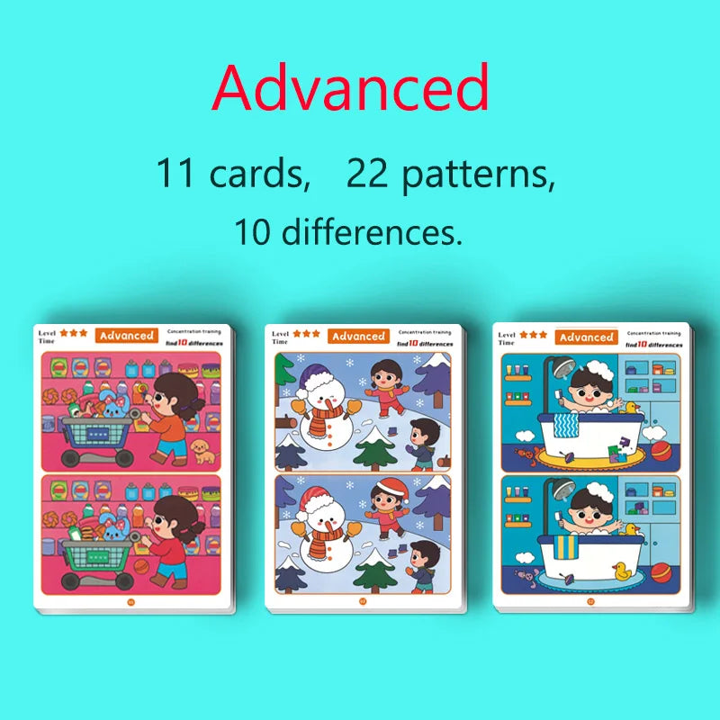 Focus & Observation Training Reusable Game Cards