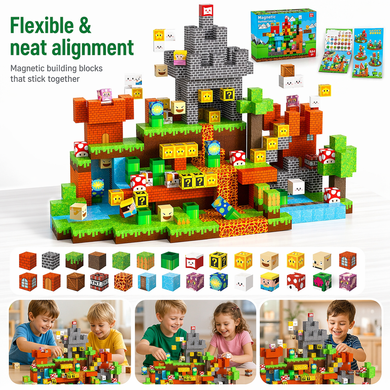 Magnetic Blocks Magic Portal Set