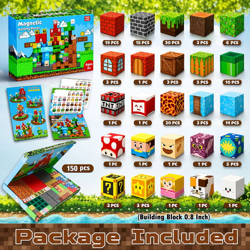 Magnetic Blocks Magic Portal Set